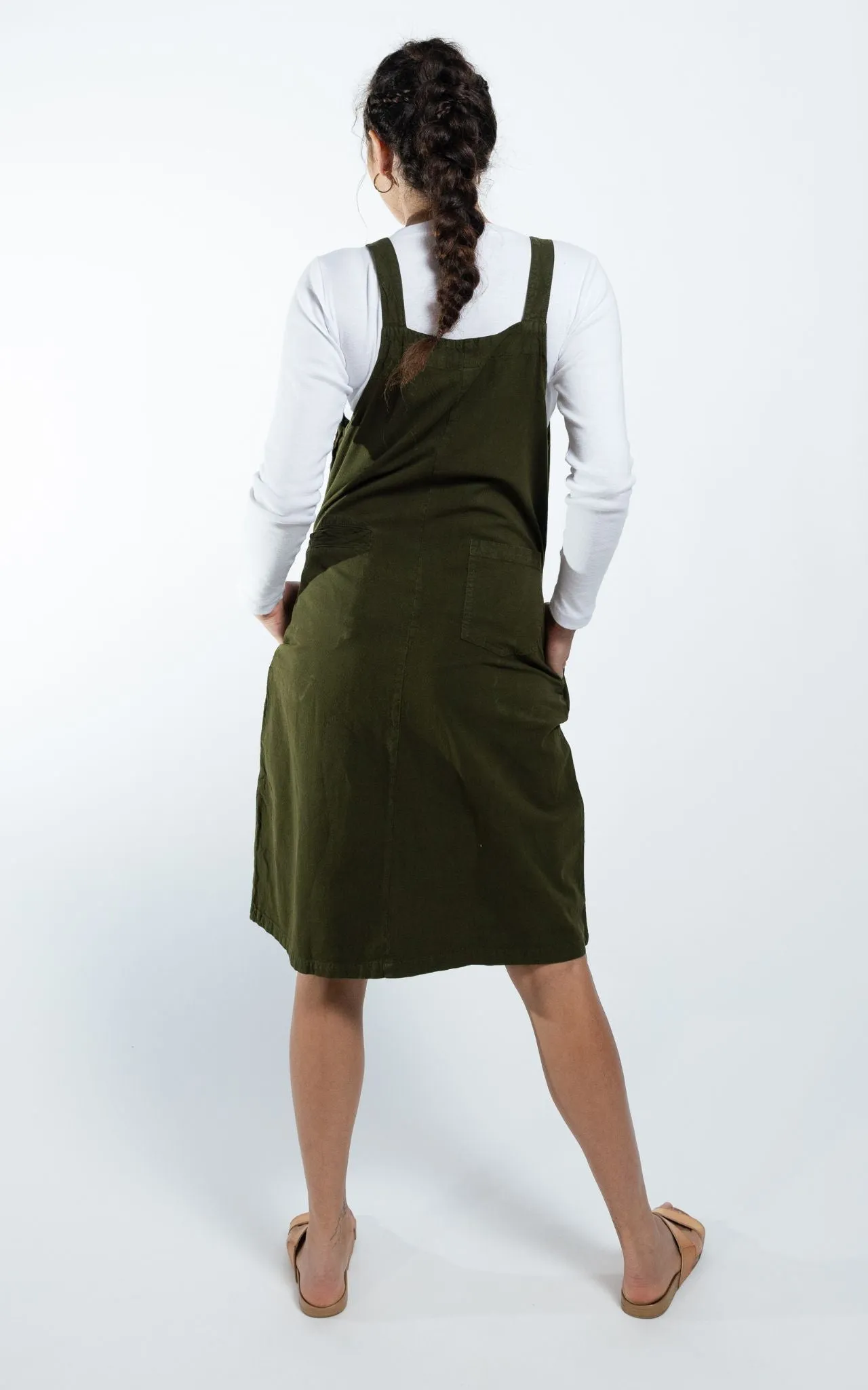 Ayla Pinafore - Green