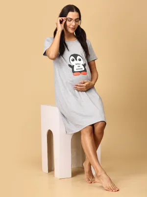 Baby On Board Maternity T- Shirt Dress