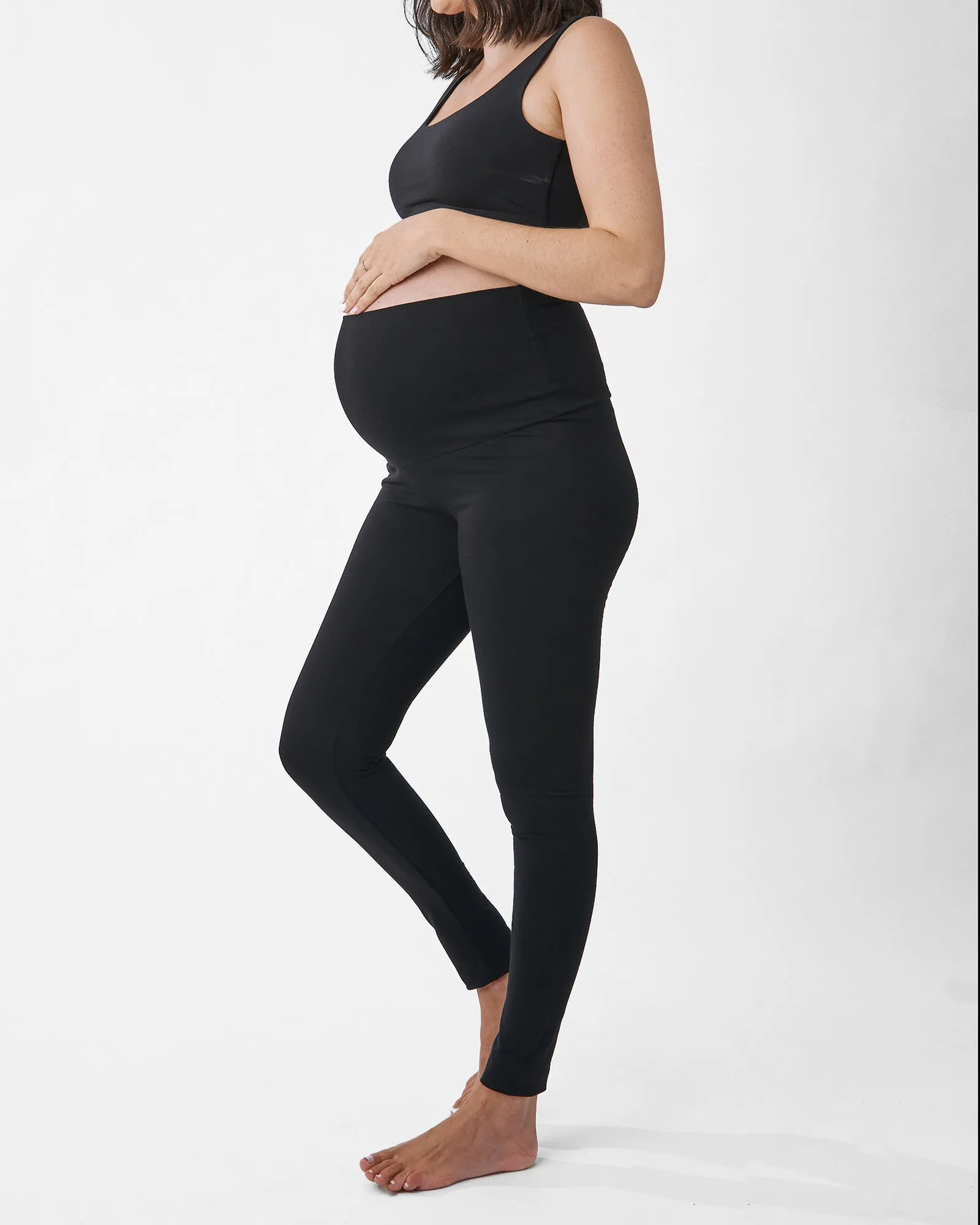 Basic Maternity Legging in Black or Navy