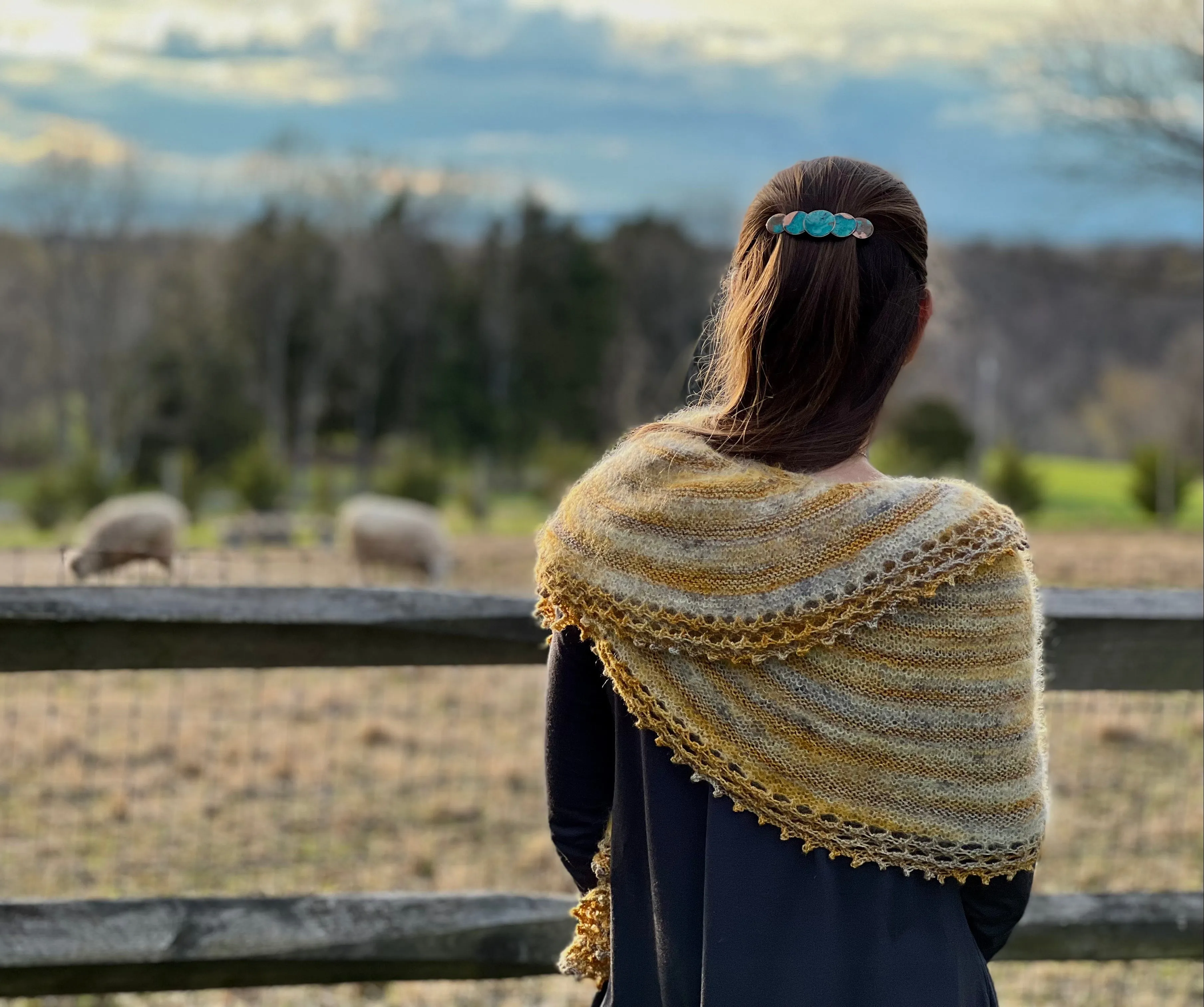 BeeScape Shawl Kit