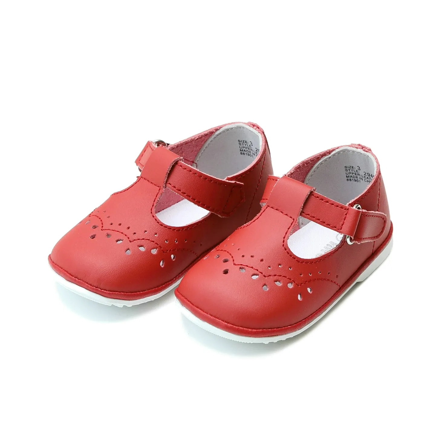 Birdie Leather T-Strap Mary Jane (Baby)