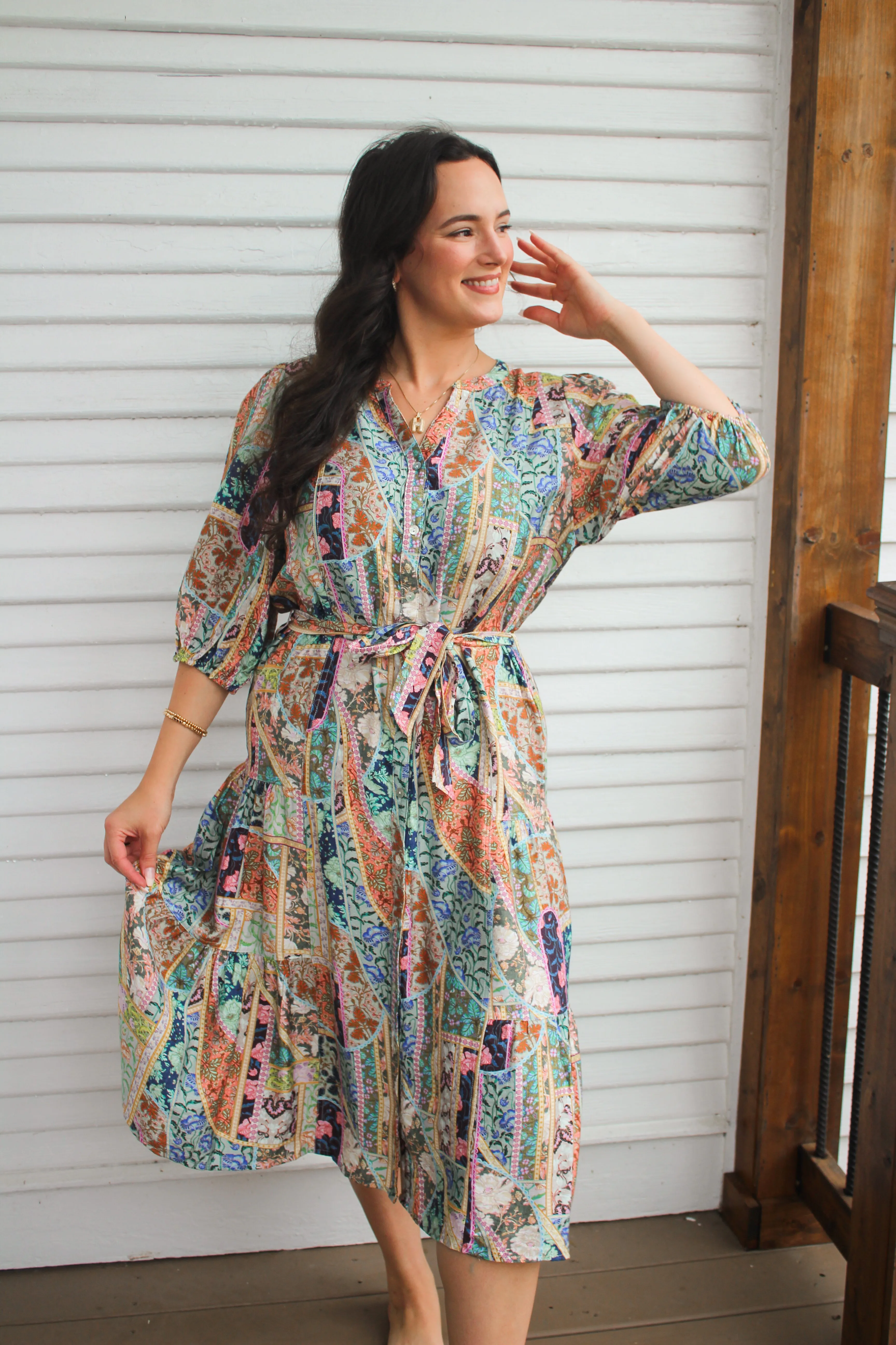 Boho Midi Dress