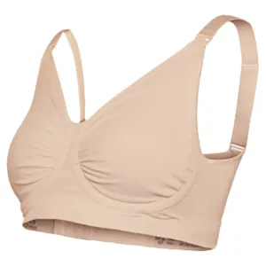 Carriwell Seamless Maternity & Nursing Bra with Carri-Gel Support - Honey