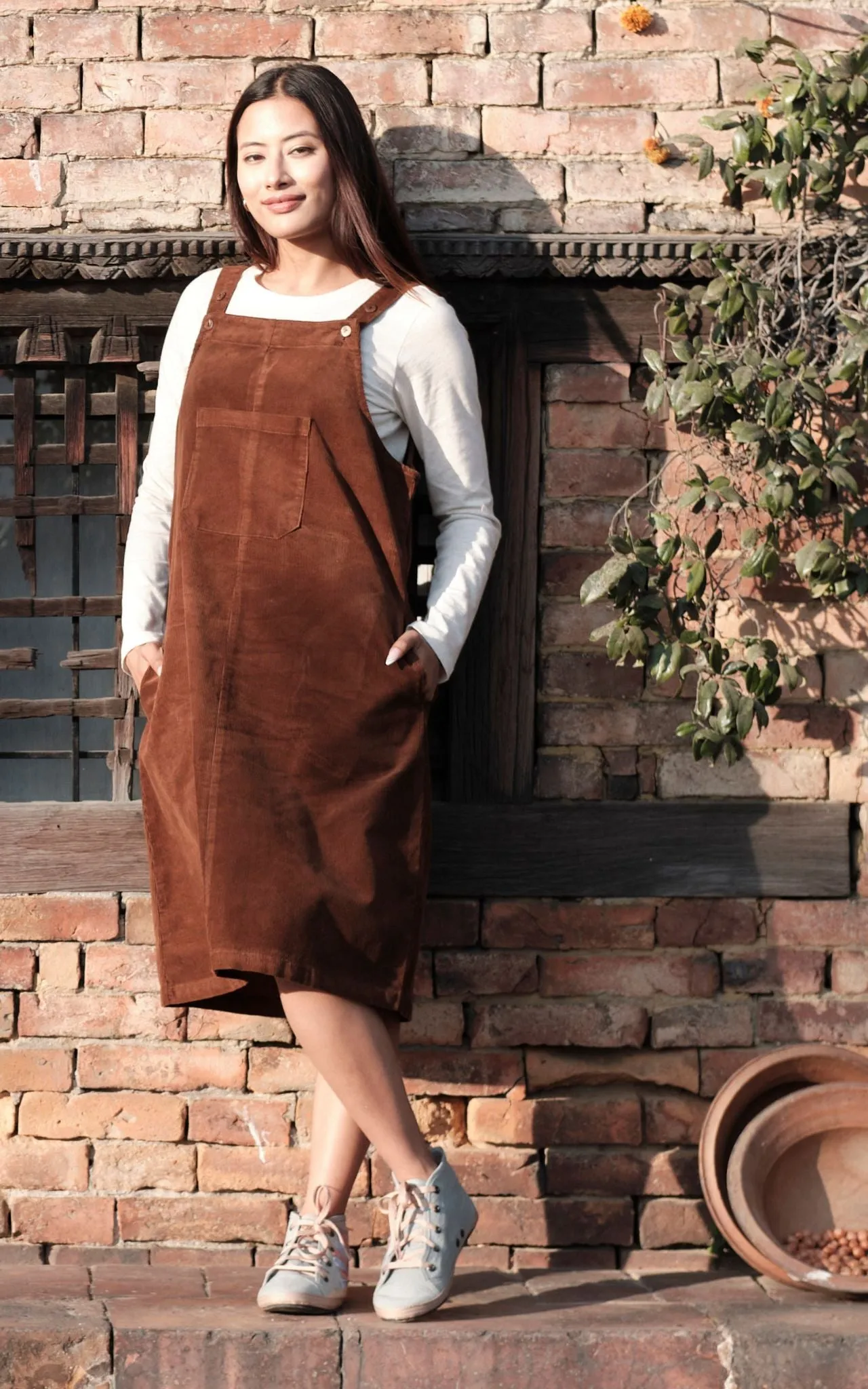 Corduroy Pinafore