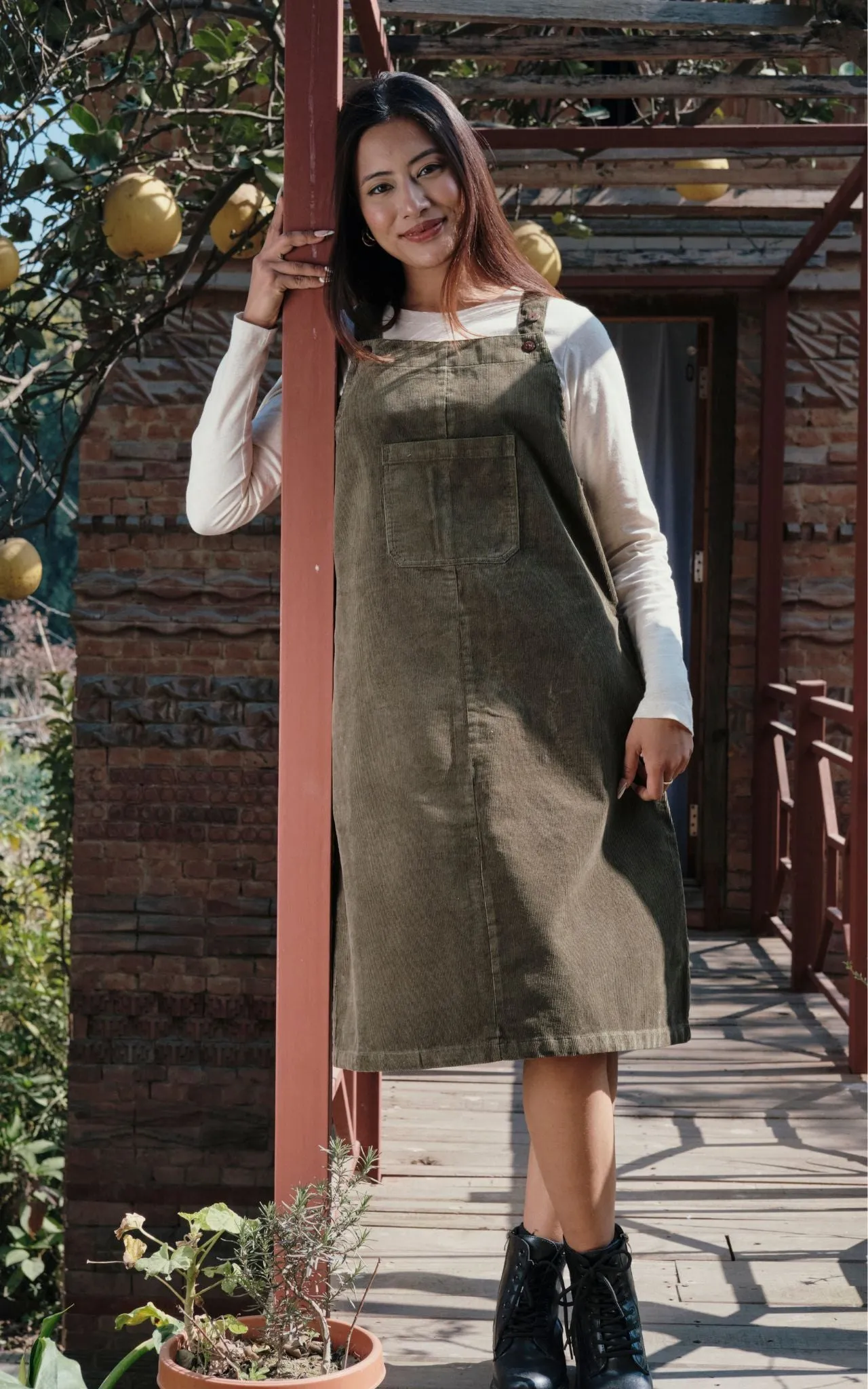 Corduroy Pinafore