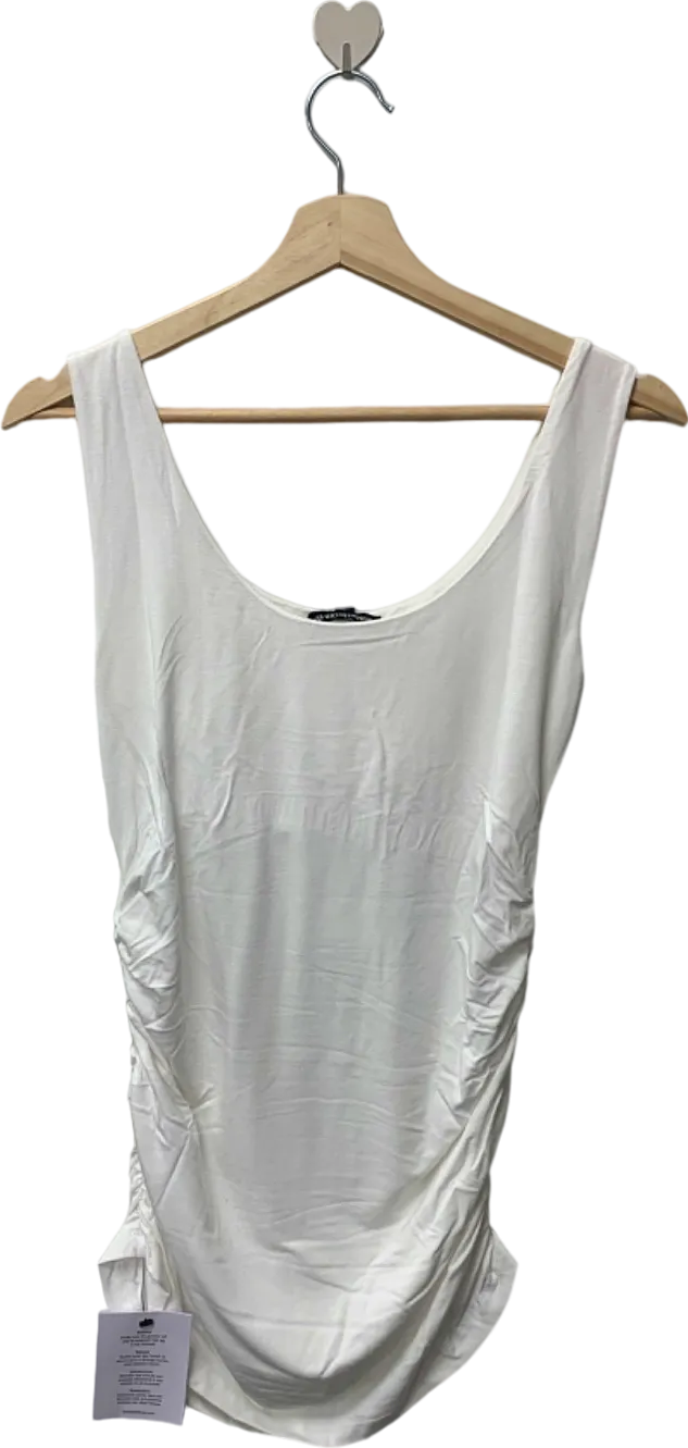 Isabella Oliver White The Maternity Tank with Lenzing ECOVERO Viscose SZ3 UK 12