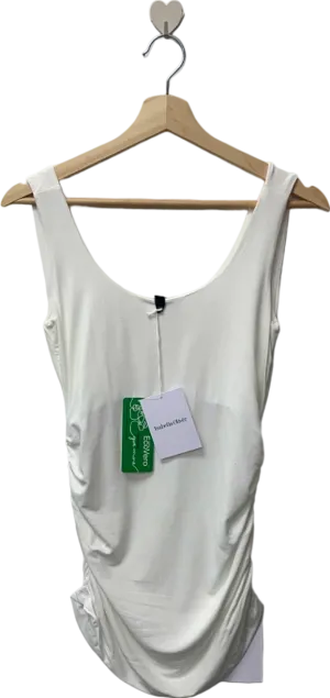 Isabella Oliver White The Maternity Tank with Lenzing ECOVERO Viscose SZ3 UK 12