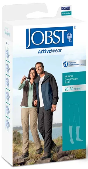 JOBST Activewear Knee-High Firm Compression Socks X-Large, Black