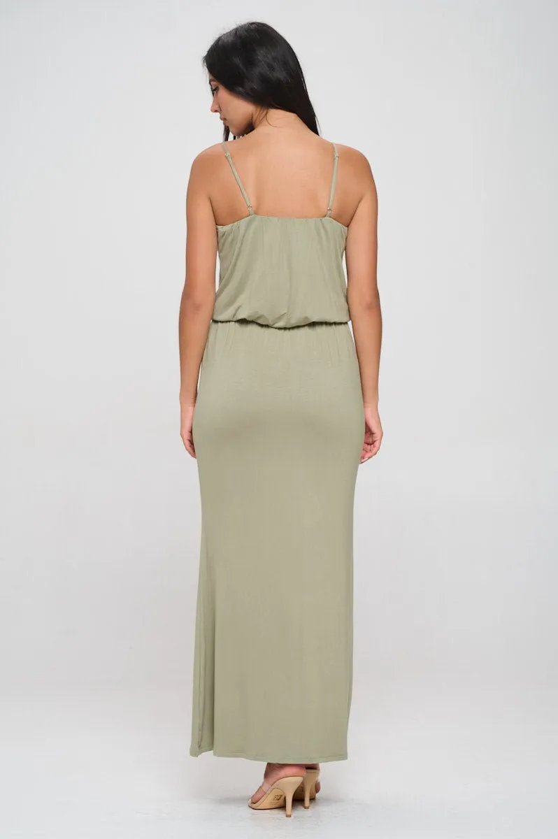 Journey Tank Elastic Waist Maxi