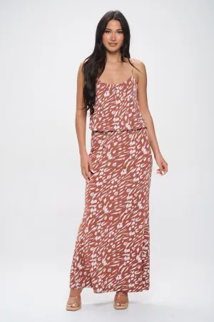 Journey Tank Elastic Waist Maxi