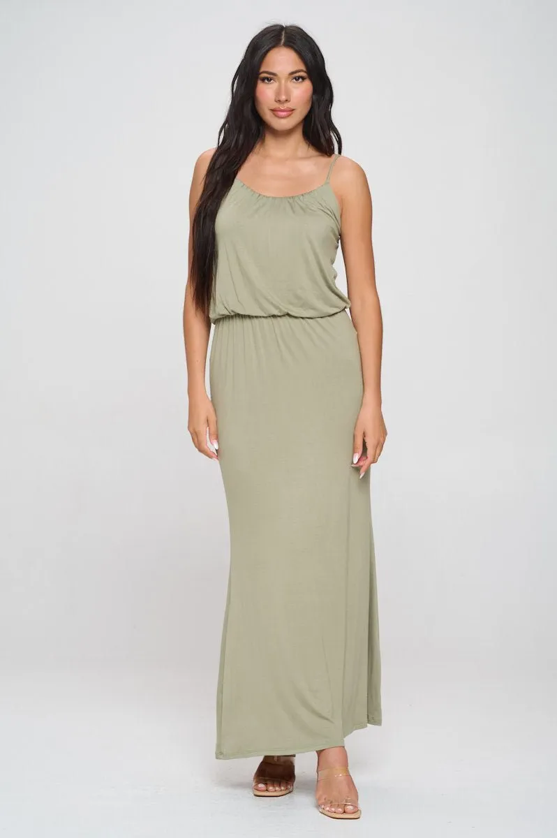 Journey Tank Elastic Waist Maxi