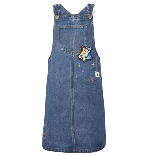 Kids Hogwarts Denim Pinafore