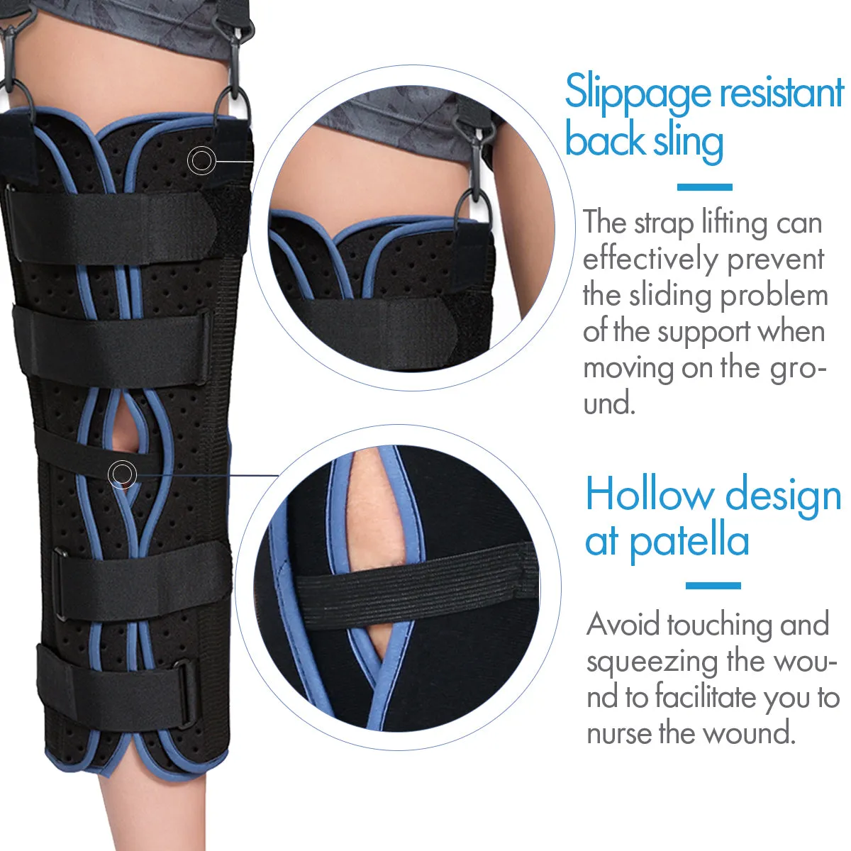 Knee Immobilizer - Tri-panel Version