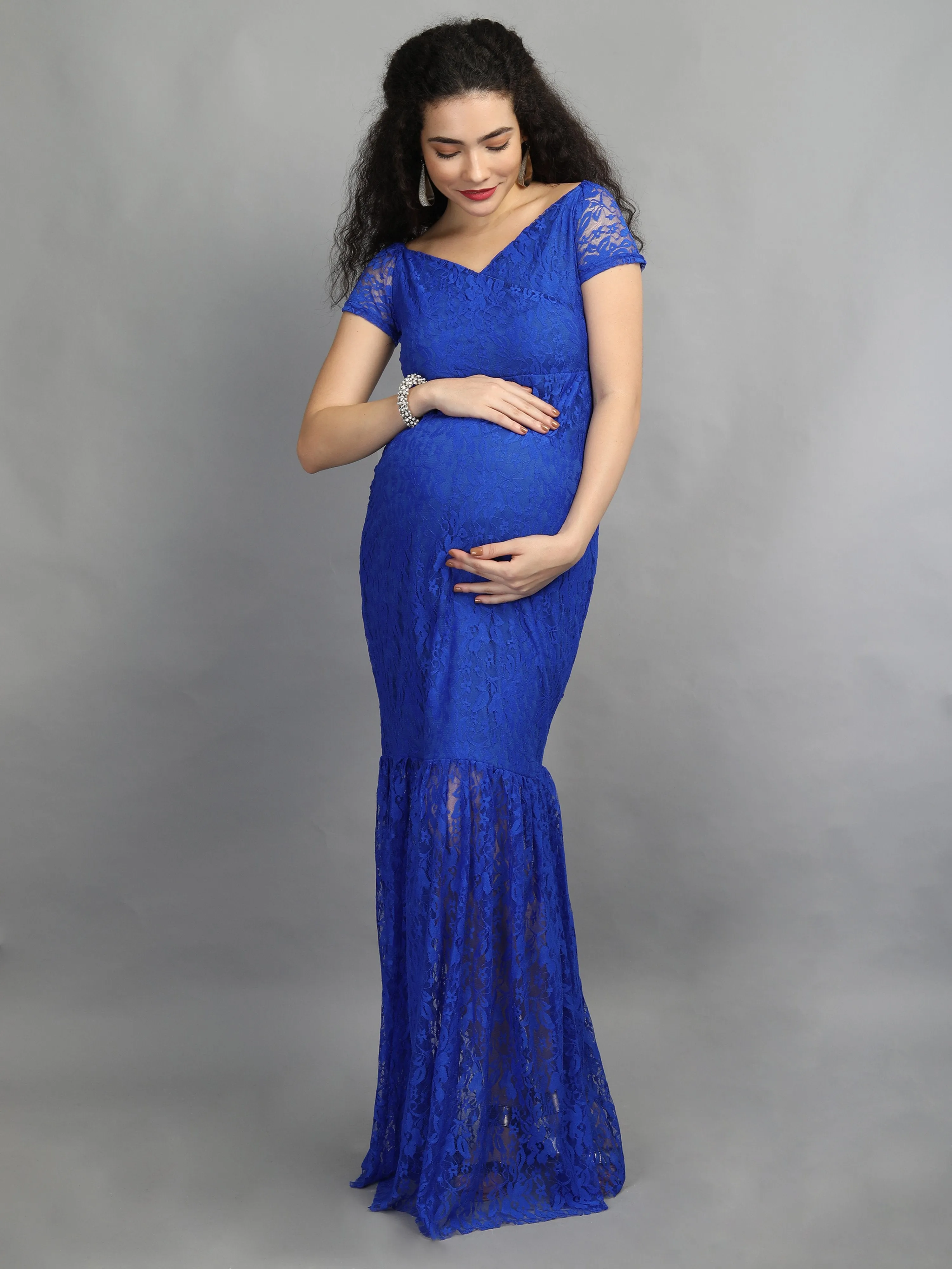 Lake Blue Maternity Dress