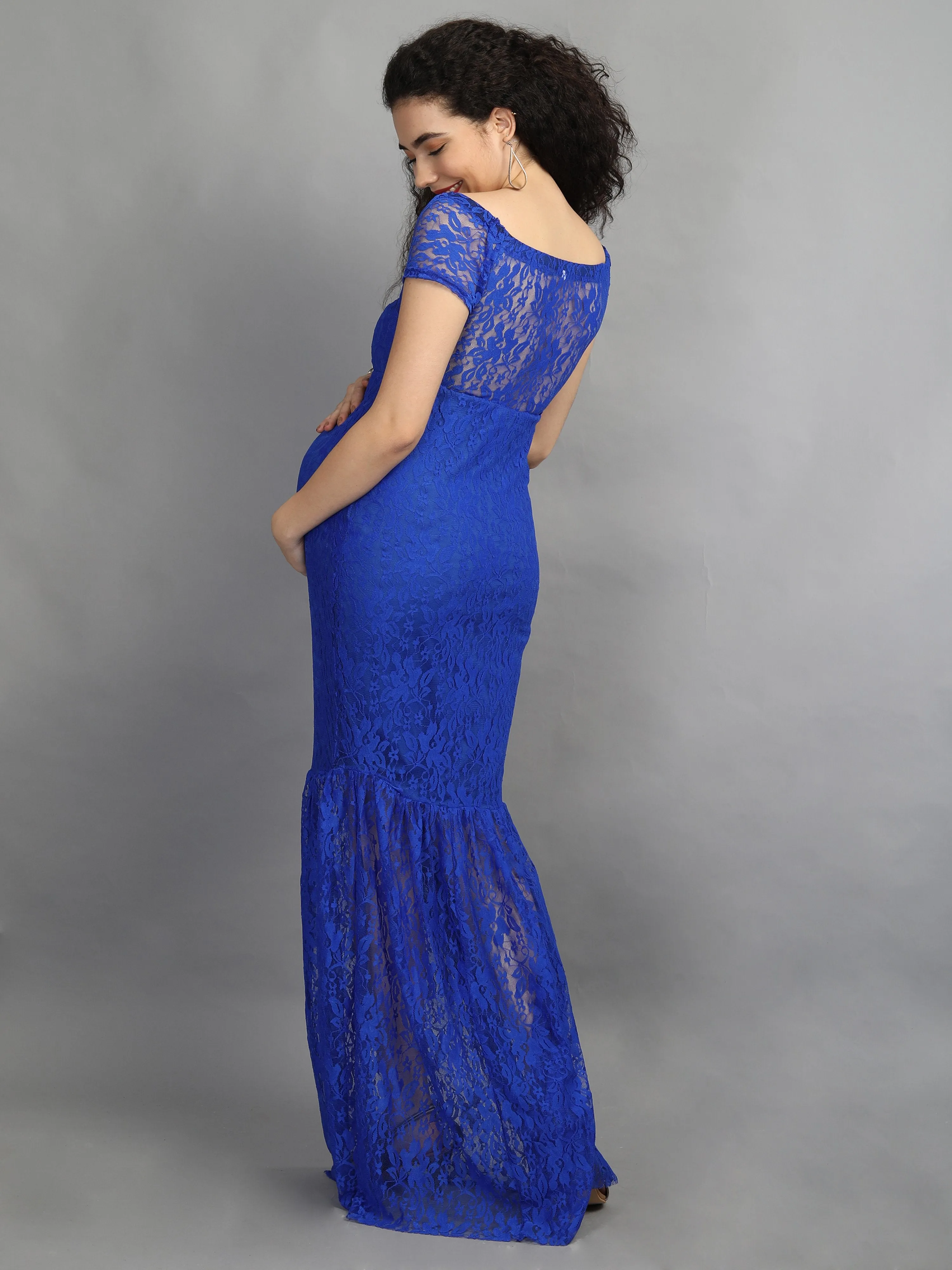 Lake Blue Maternity Dress