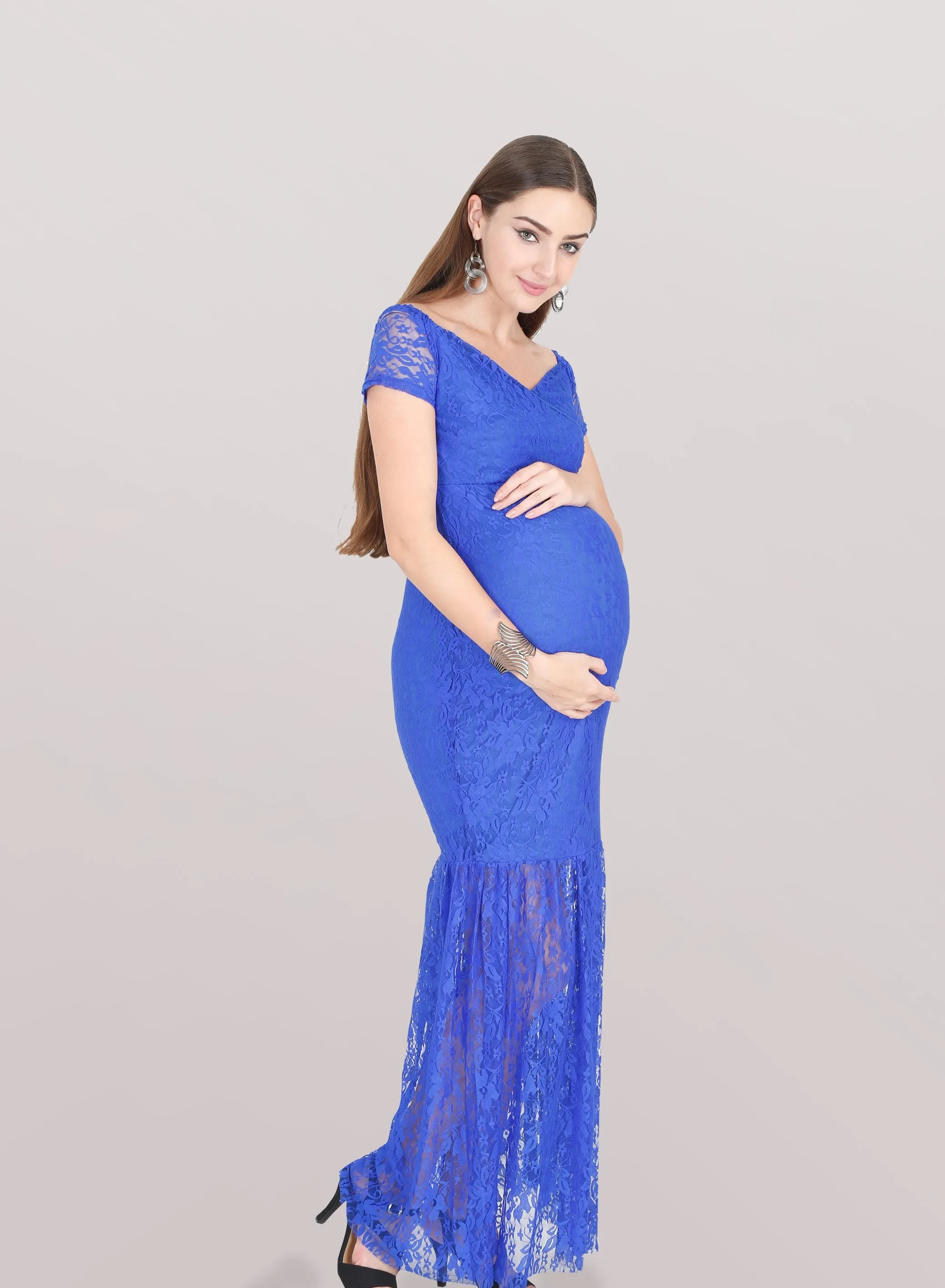 Lake Blue Maternity Dress