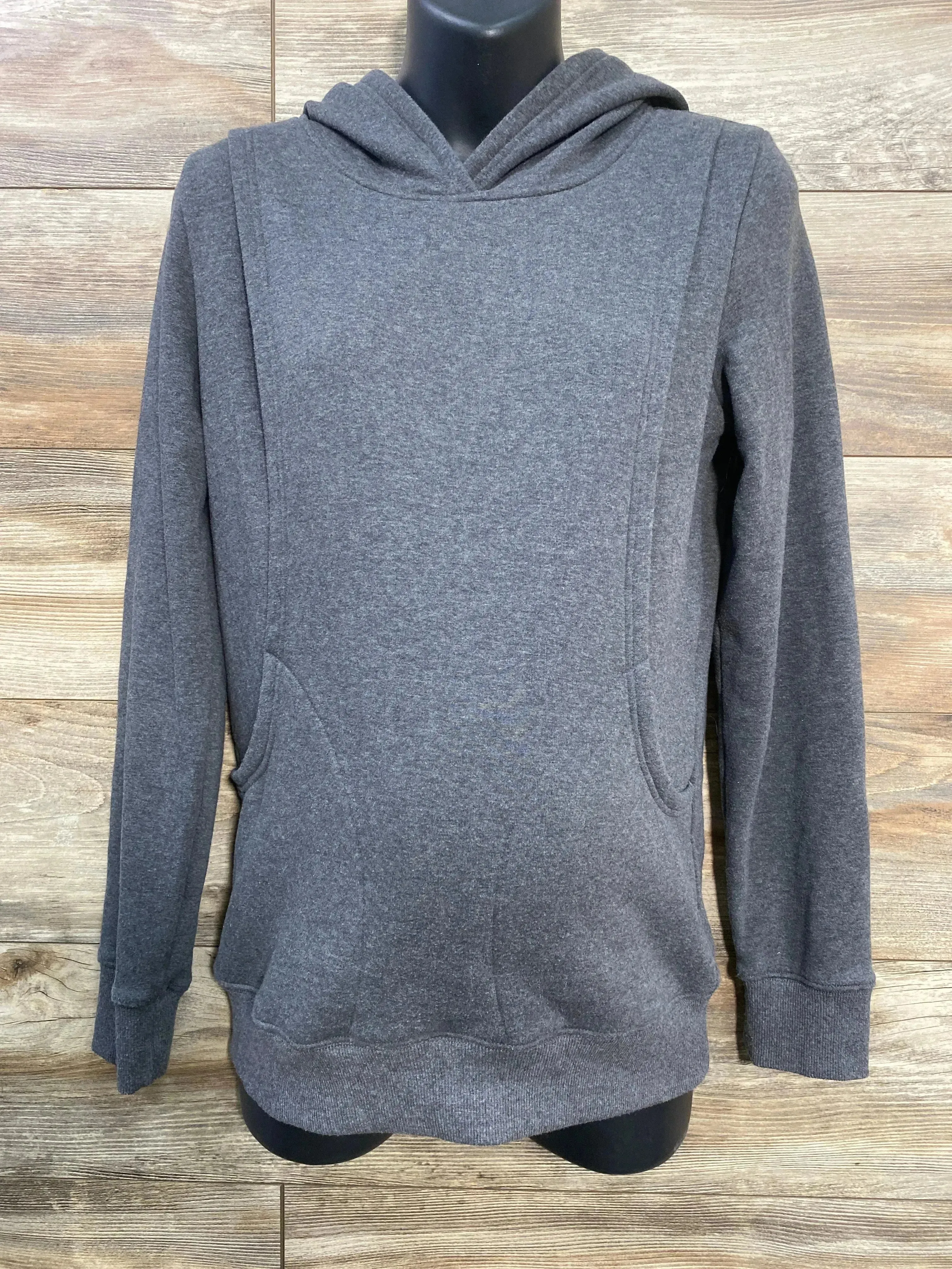 Latched Mama Heavy Nursing Hoodie Grey sz Small