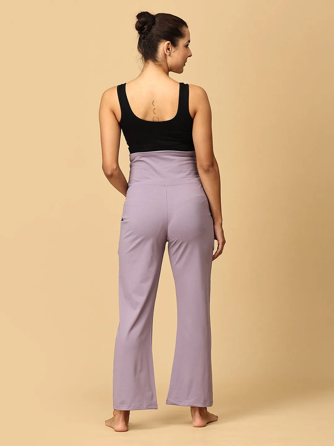 Lavender Tranquility Maternity Yoga Trackpants