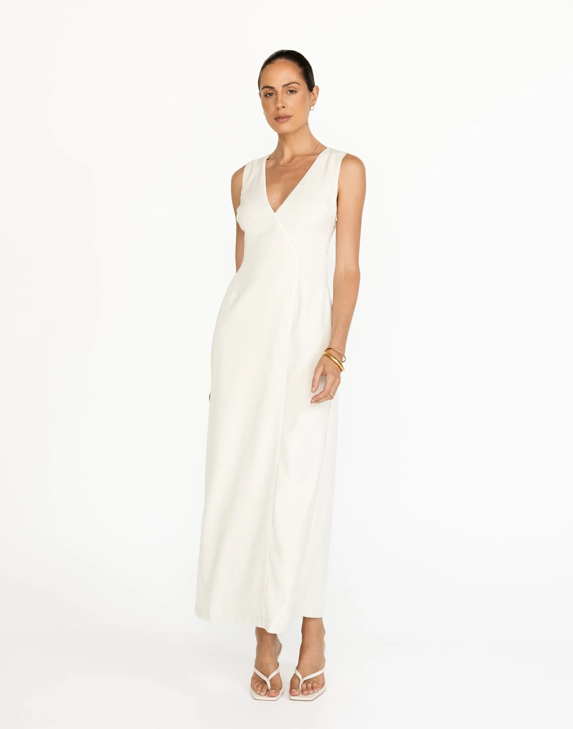 Luiza Maxi Dress (Oat)