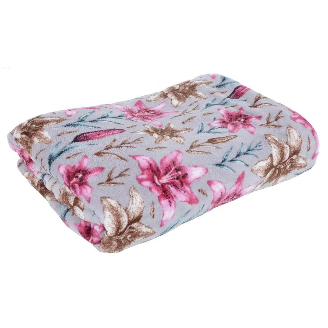 Luxurious Floral Wrap Around Blanket With Sleeves 137x180cm