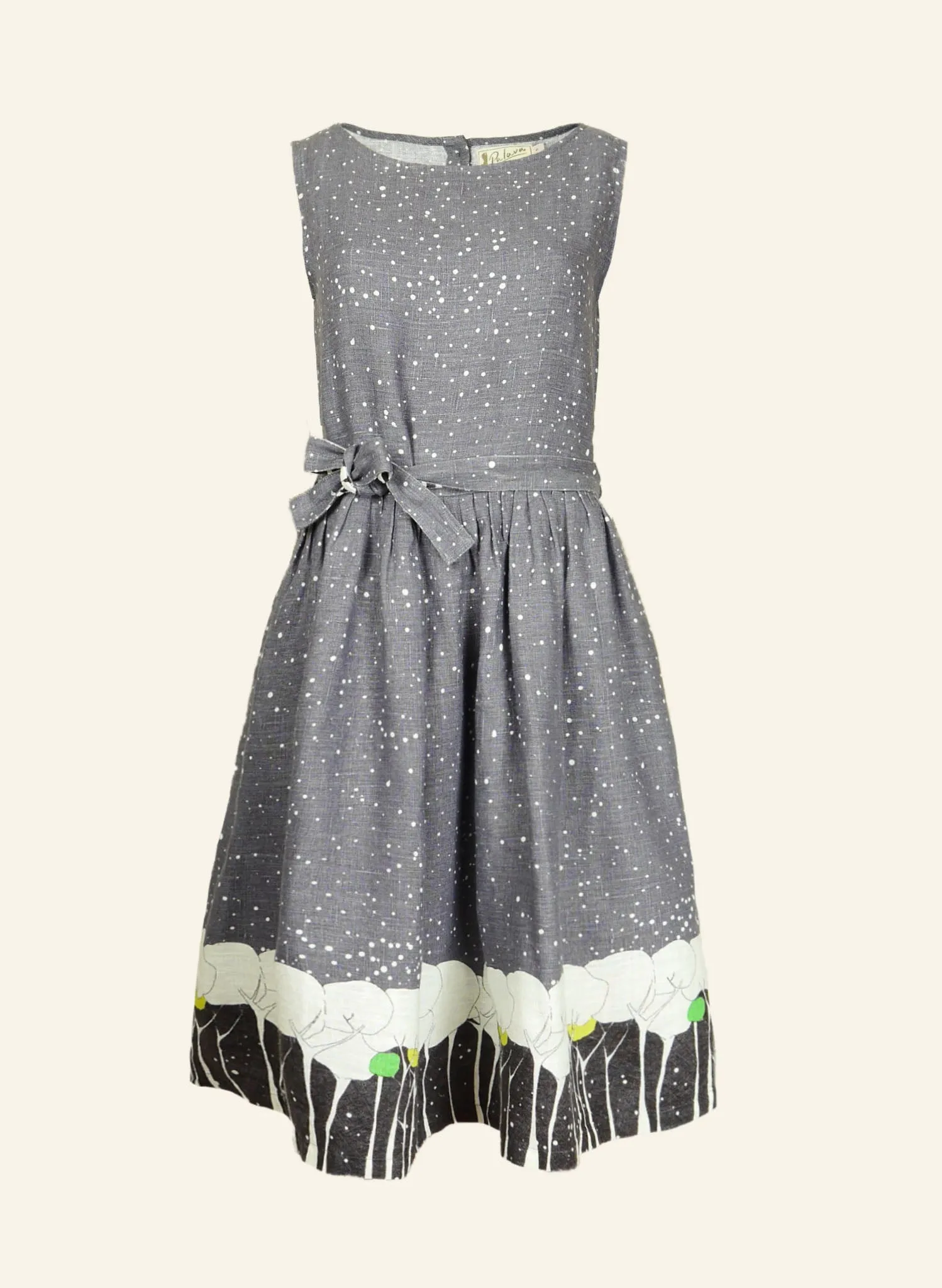 Mabel - Grey Snowstorm Dress