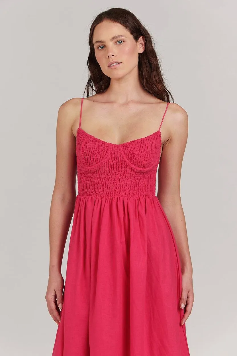 Marcey Maxi Dress | Fuschia