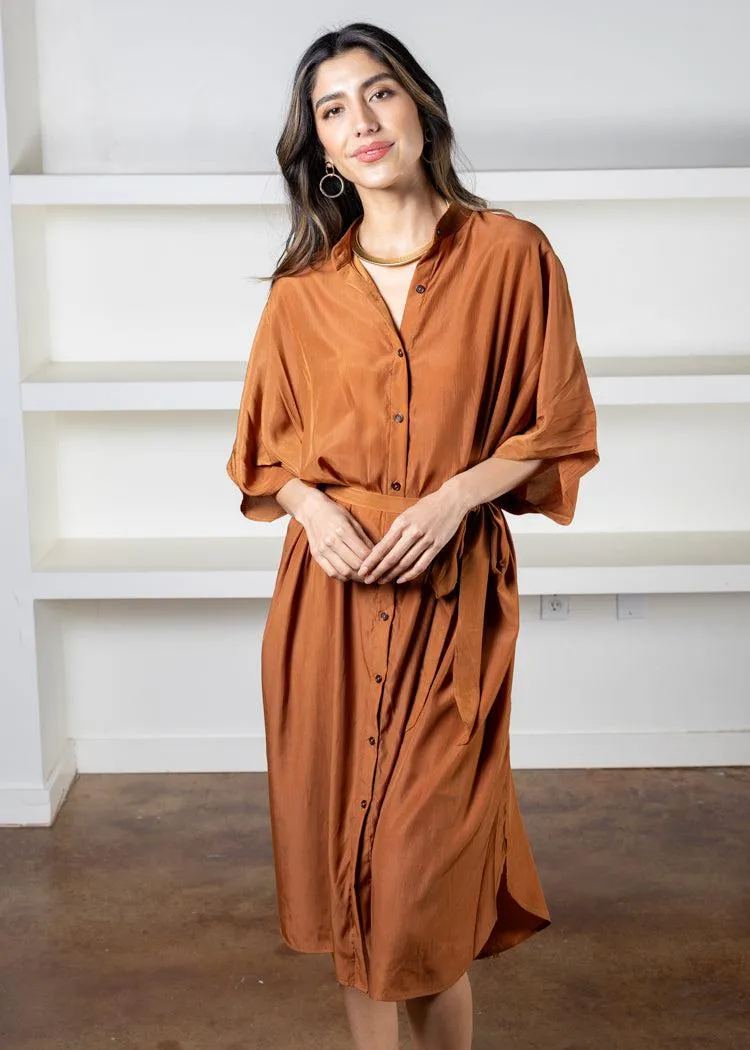 Mersea Mallorca Kaftan Dress - Bronze