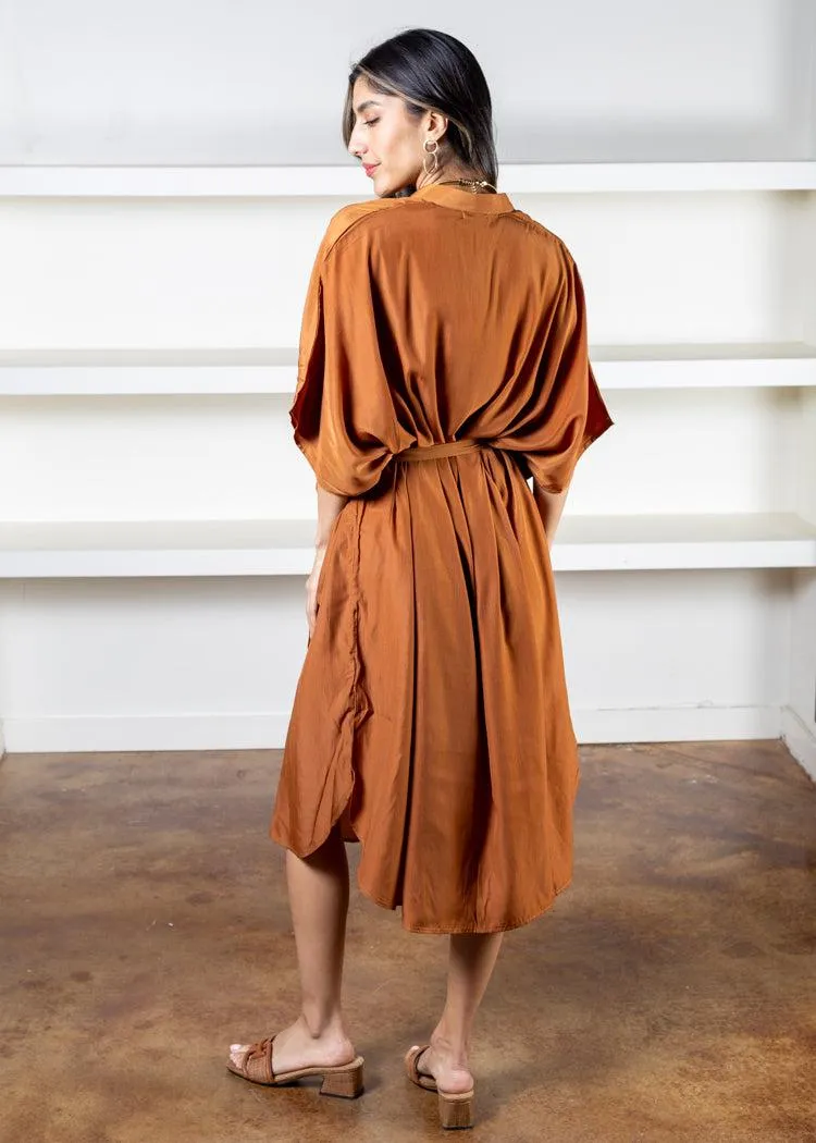 Mersea Mallorca Kaftan Dress - Bronze