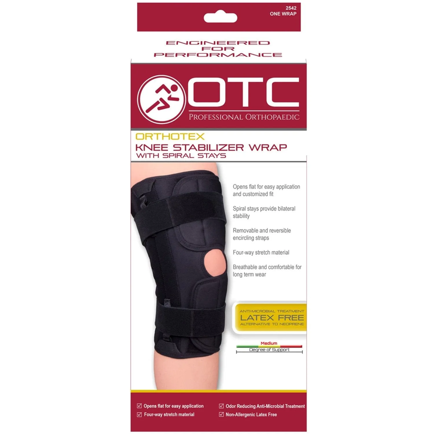 OTC KNEE WRAP ORTH STAYS - 2542 - CLEARANCE