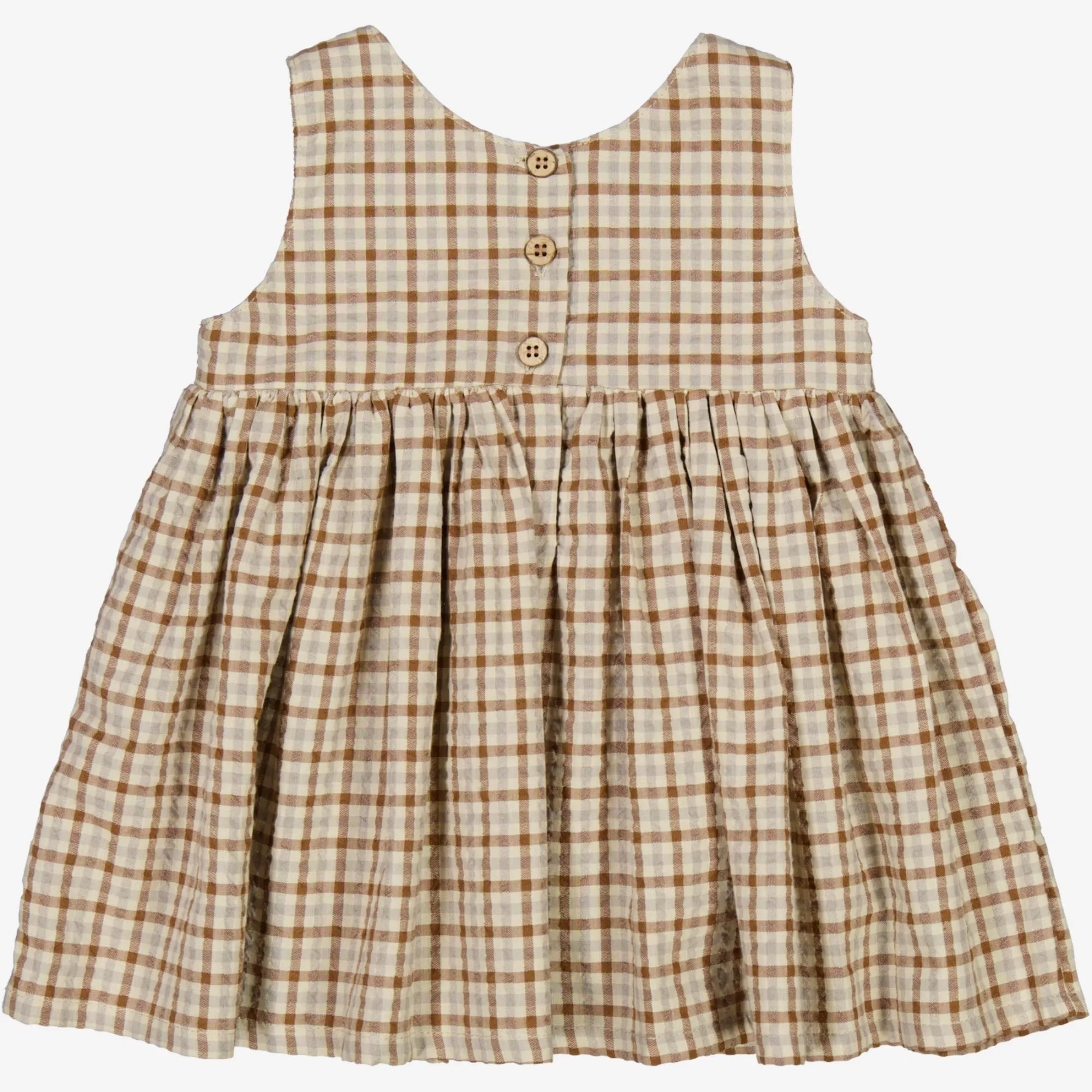 Pinafore Wrinkles | Baby - golden dove check