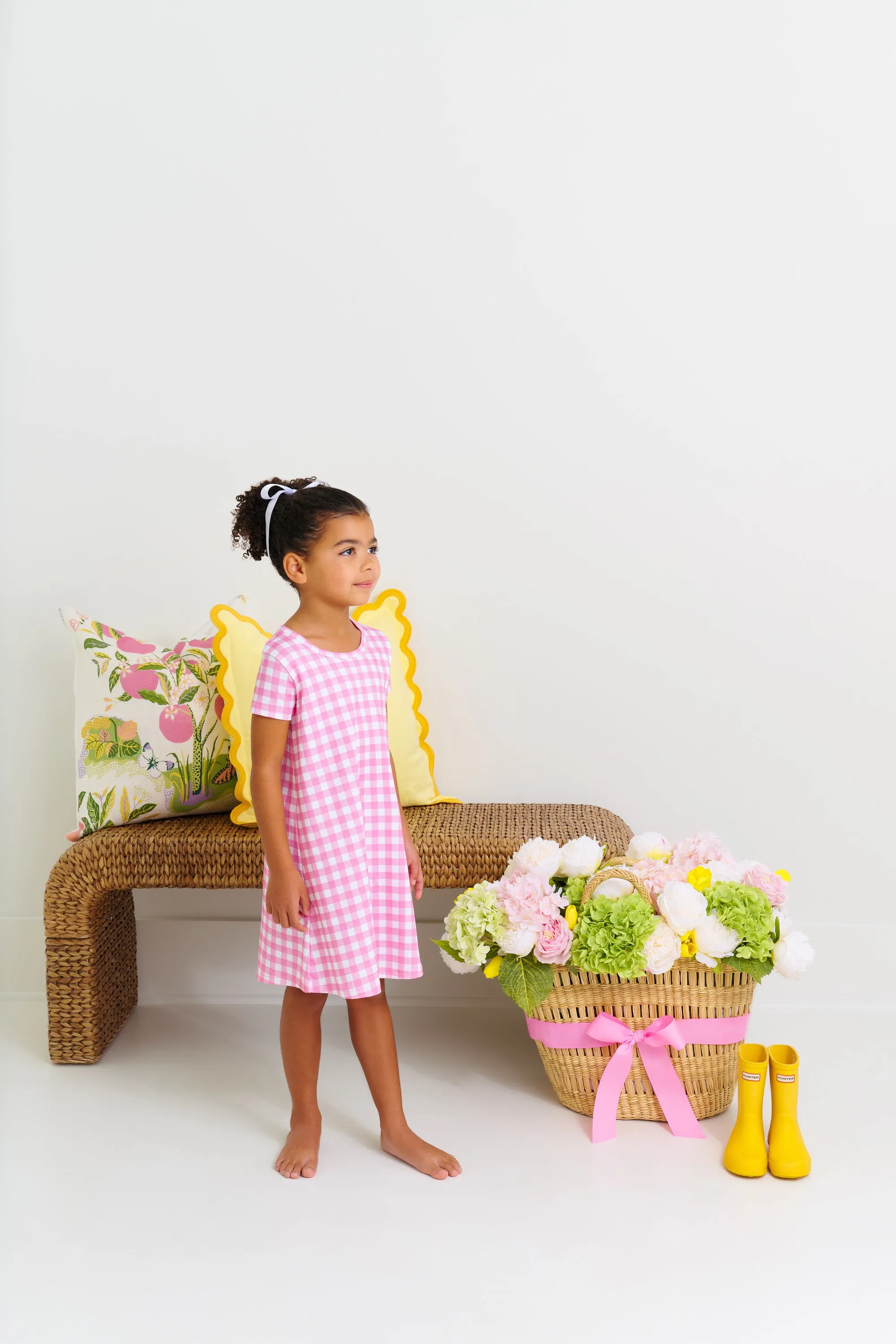 Polly Play Dress - Hamptons Hot Pink Gingham