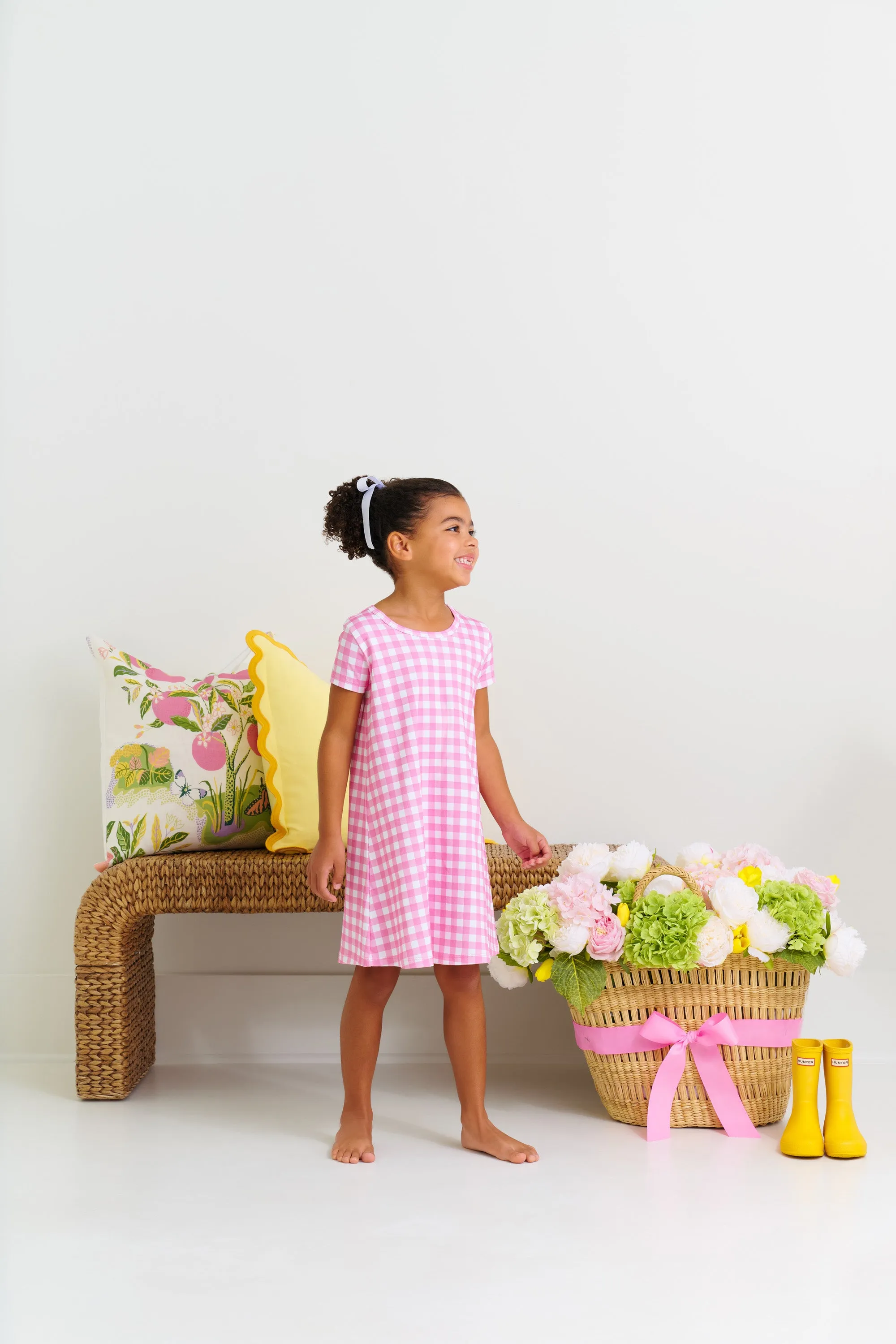 Polly Play Dress - Hamptons Hot Pink Gingham