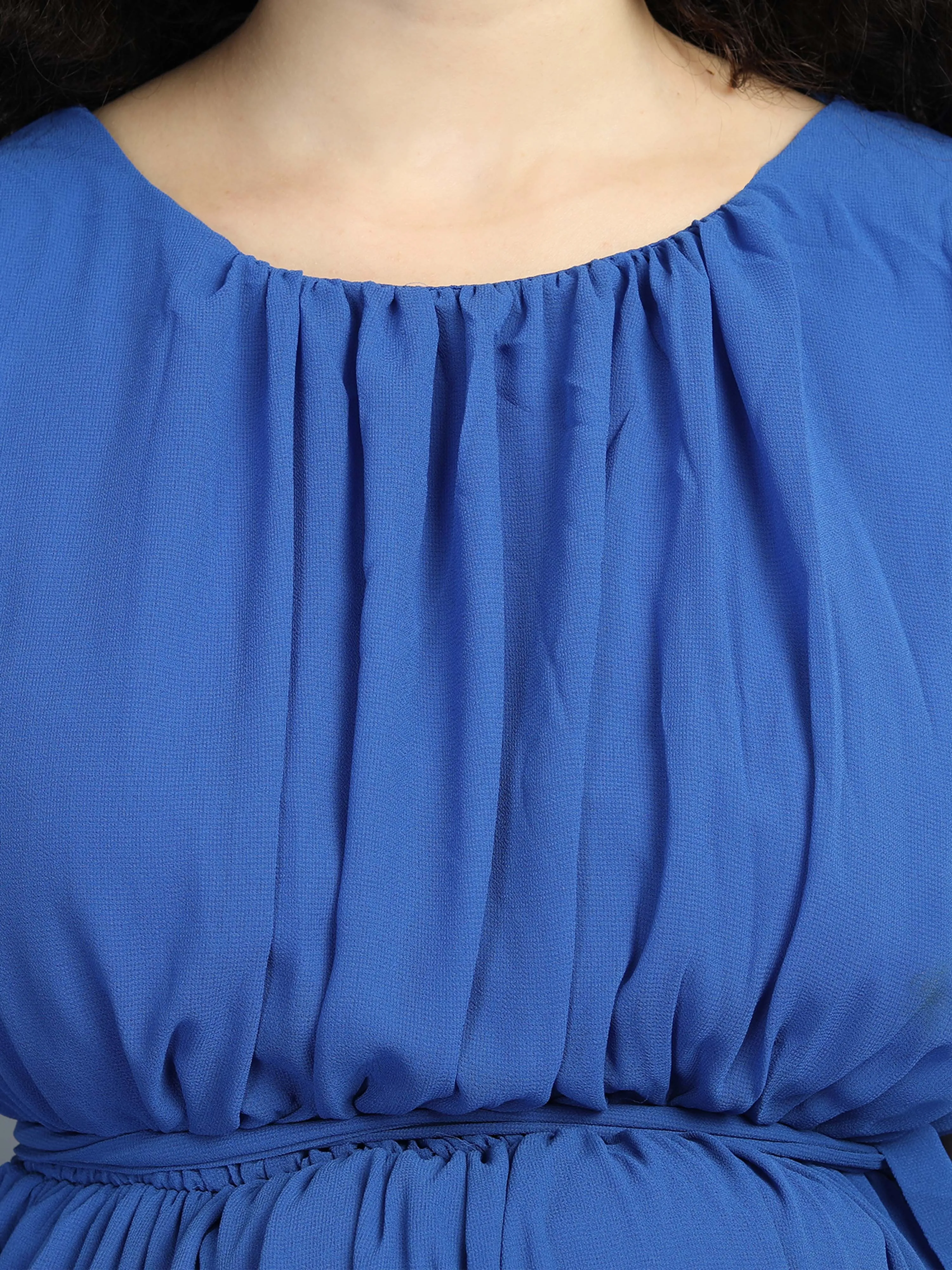 Royal Blue Maternity Dress