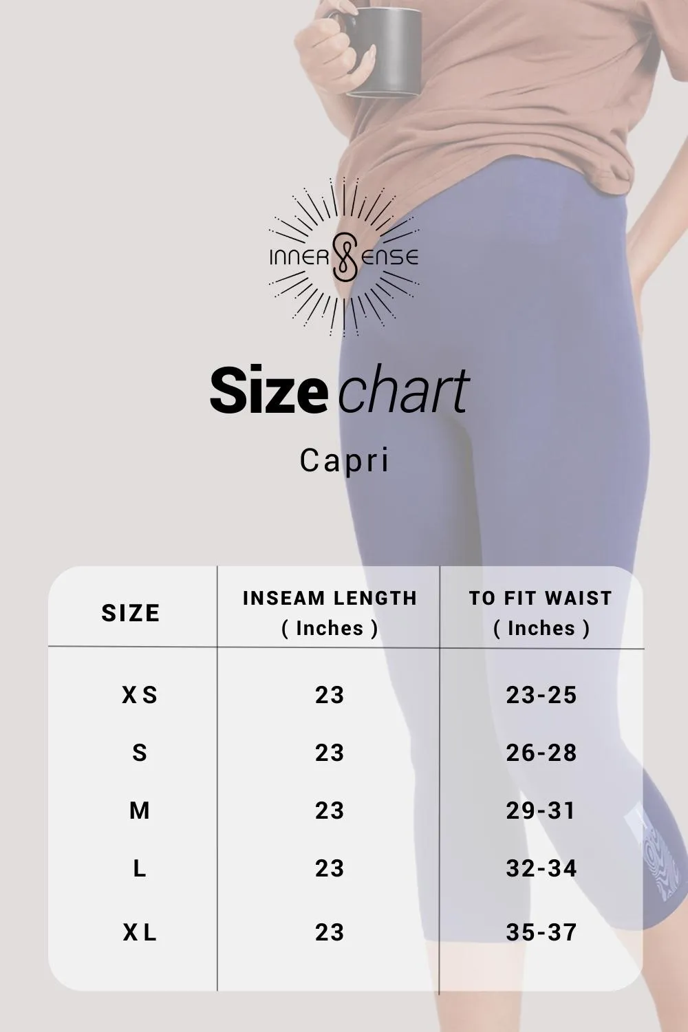 Super soft Bamboo Fibre Antimicrobial Seamless maternity capri-ISML004-Blueprint-