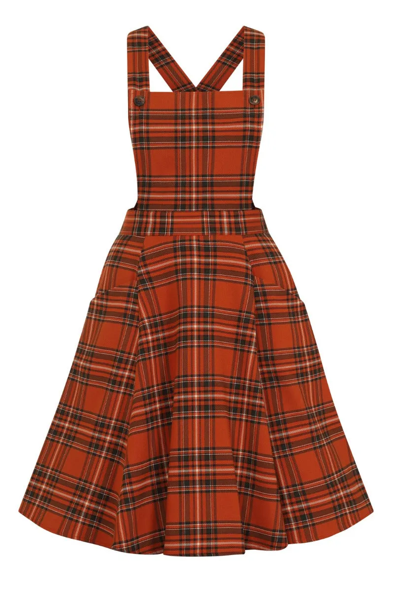 Tawny Pinafore Dress