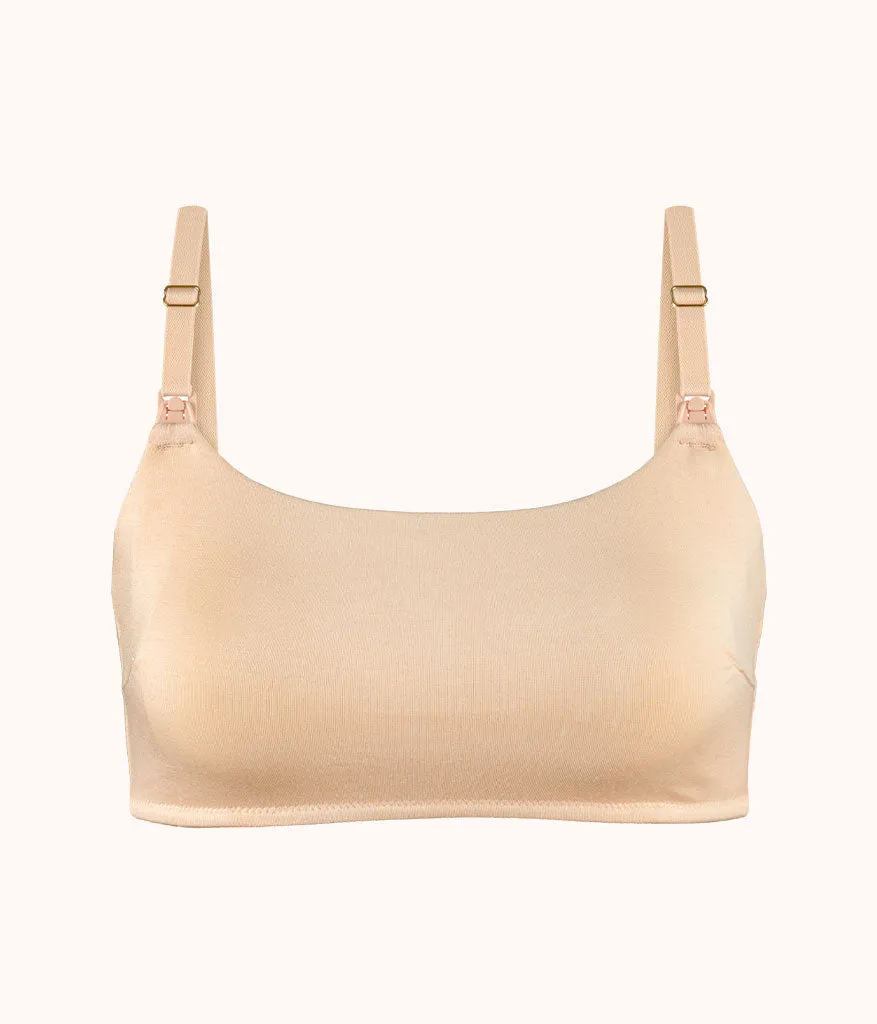 The All-Day Maternity Bralette: Toasted Almond