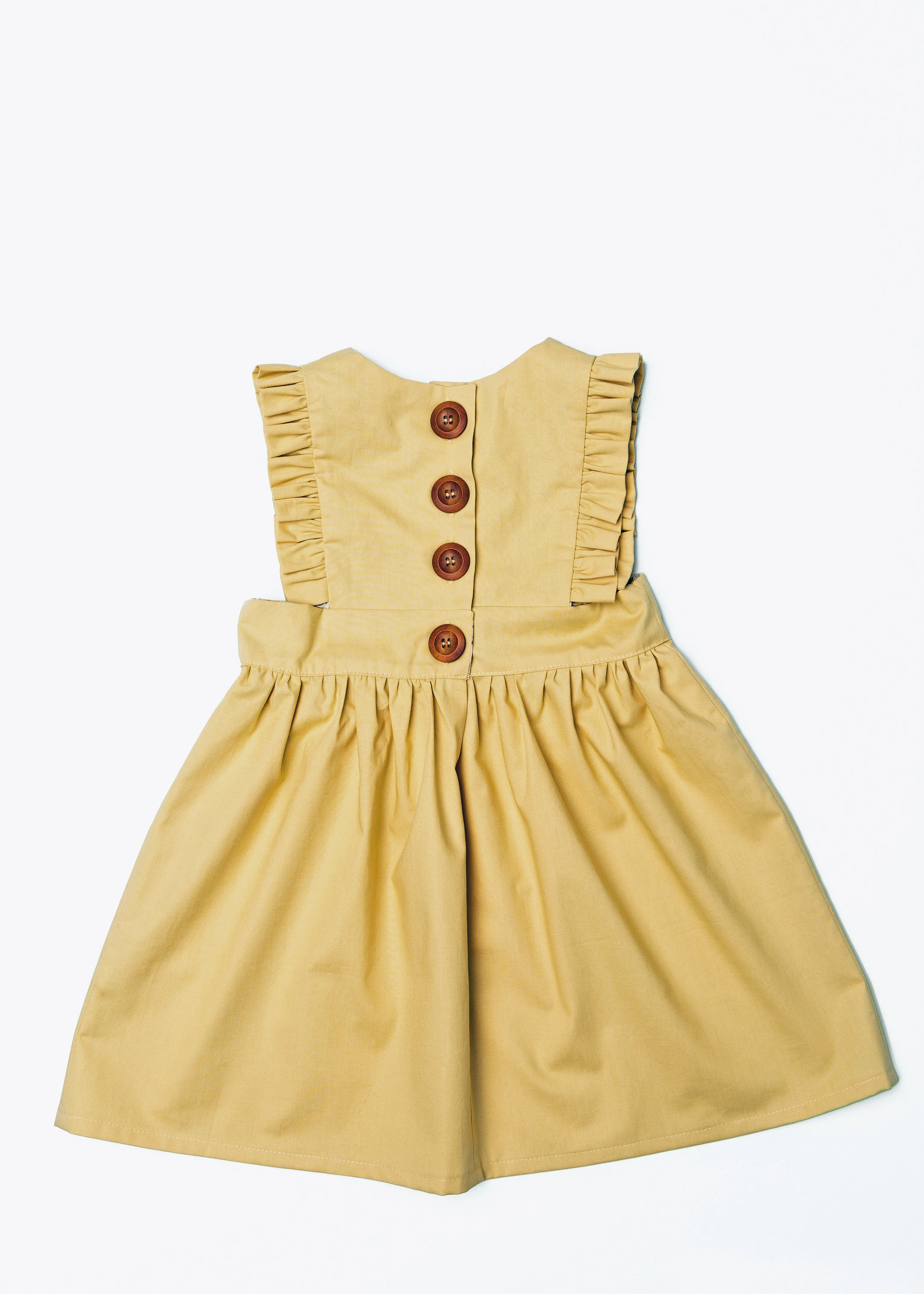 The Harper Pinafore in Mustard