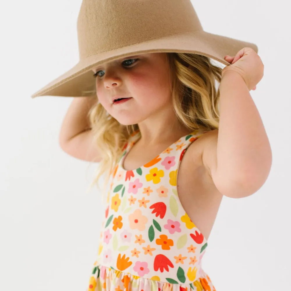 The Pinafore Dress in Petal Party