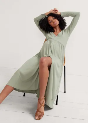 The Softest Rib Nursing Dress