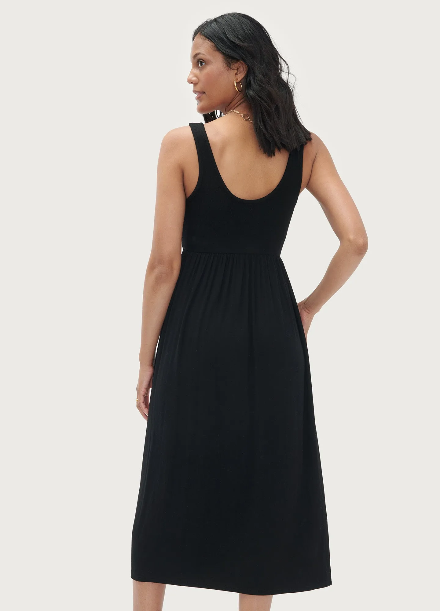 The Softest Rib Nursing Tank Dress