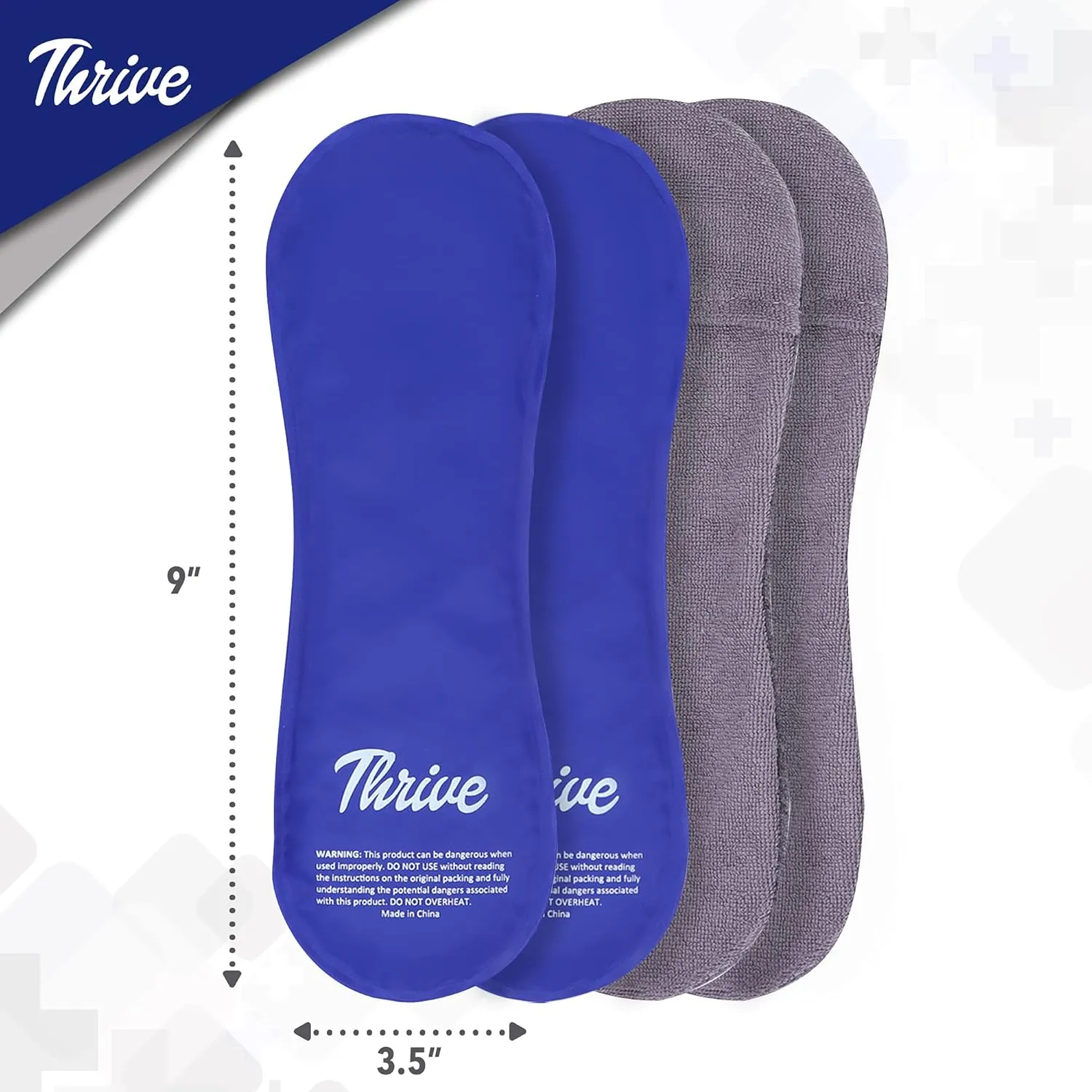 Thrive Perineal Ice Packs for Postpartum, Hemorrhoid Care & Pain Relief