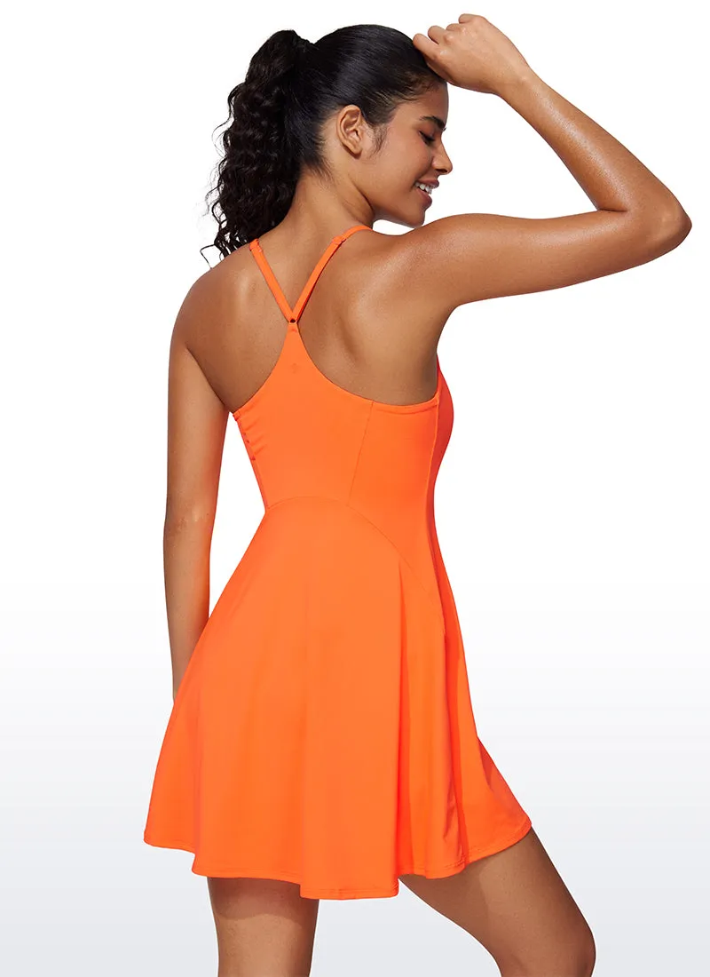 UPF 50  Shorts Lined Built-in Bra Tennis Dress