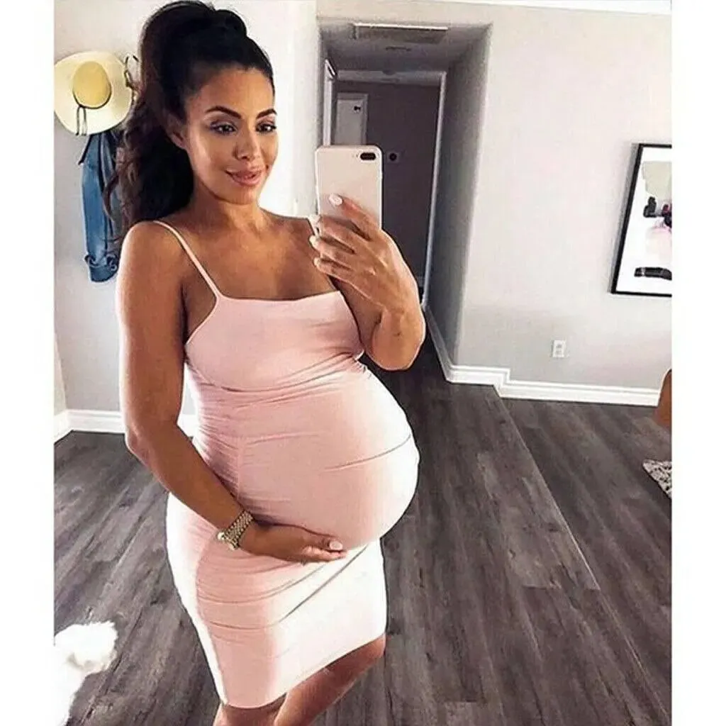 Woman Maternity Clothes Maxi Dresses For Pregnant